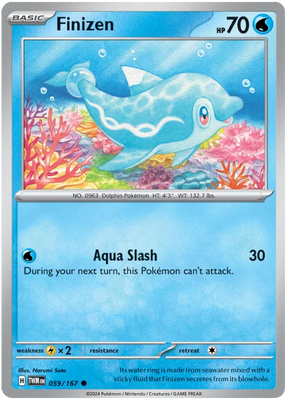 Finizen Twilight Masquerade Pokemon Single 059/167
