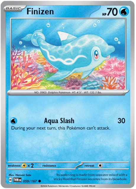 Finizen Twilight Masquerade Pokemon Single 059/167