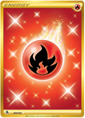 Fire Energy Fusion Strike Pokemon Card Singles 284/264