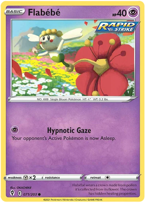 Flabebe 071/203 - Pokemon TCG Evolving Skies card