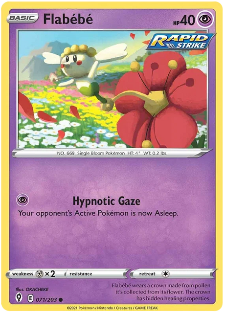 Flabebe 071/203 - Pokemon TCG Evolving Skies card