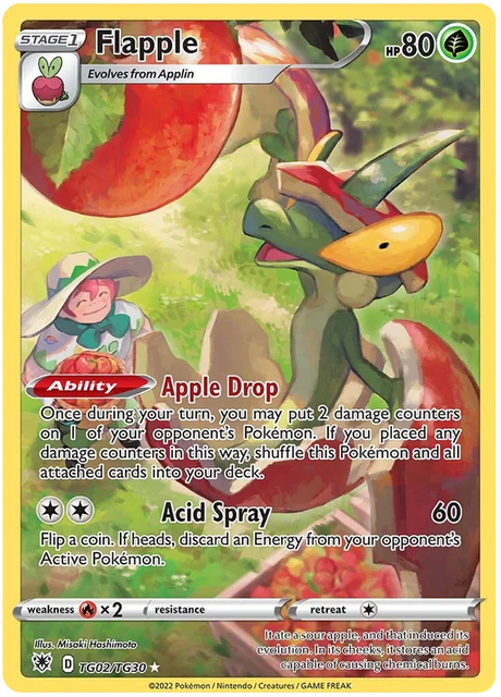 Flapple Astral Radiance Trainer Gallery Pokemon Singles TG02/TG30