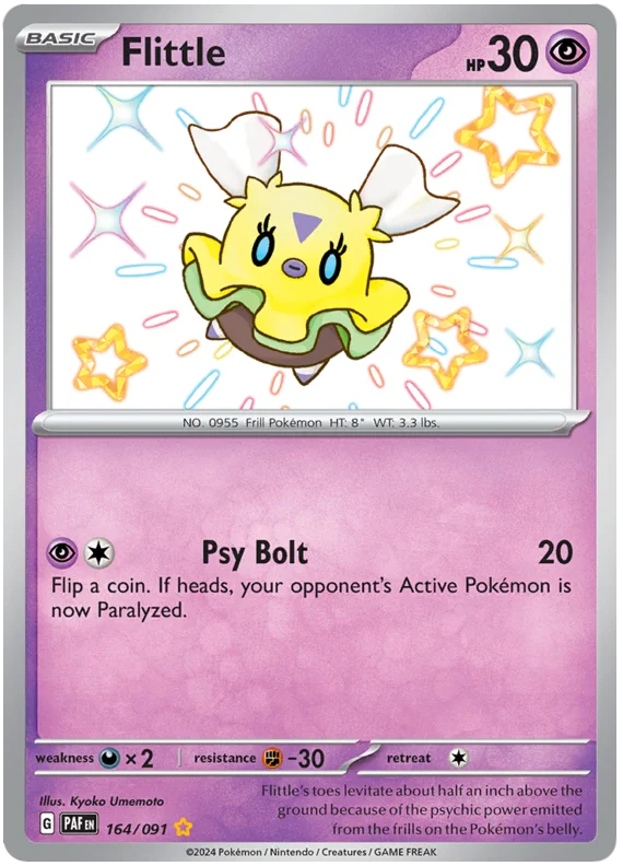 Flittle Paldean Fates Pokemon Card Single 164/091