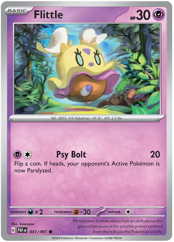 Flittle Paldean Fates Pokemon Card Single 041/091