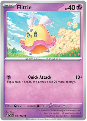 Flittle 079 Paradox Rift Single Pokemon Card 079/182