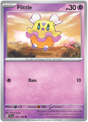 Flittle 100 Scarlet & Violet Base Set Pokemon Card Single