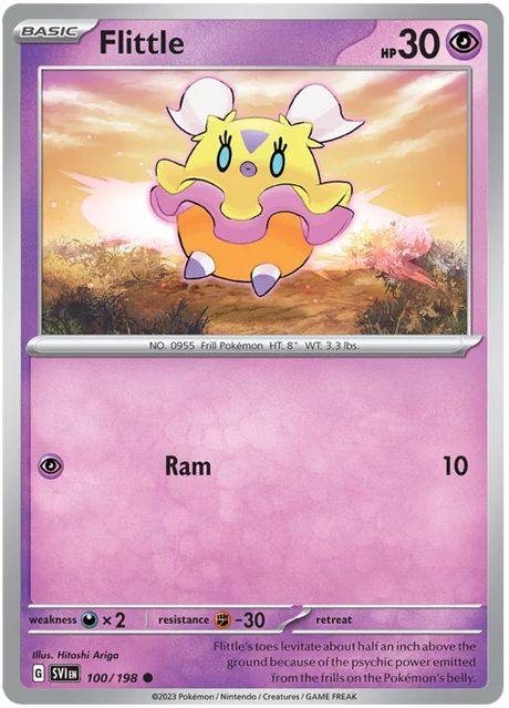 Flittle 100 Scarlet & Violet Base Set Pokemon Card Single
