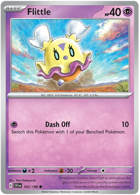 Flittle 102 Scarlet & Violet Base Set Pokemon Card Single