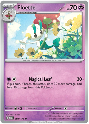 Floette Scarlet & Violet Base Set Pokemon Card Single