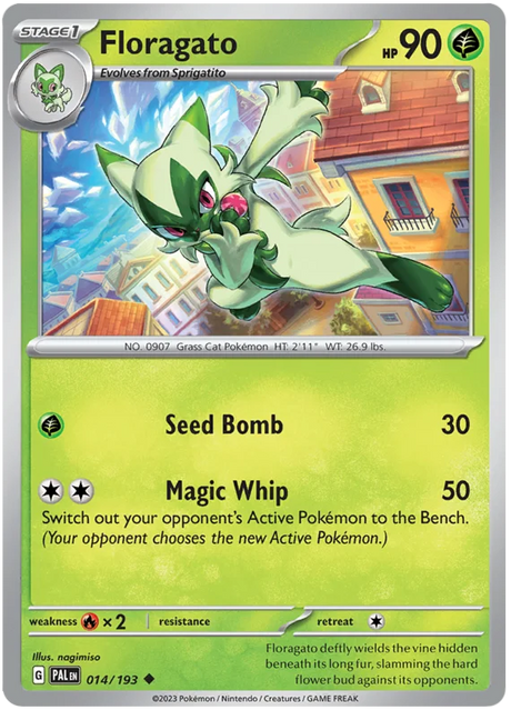 Floragato Paldea Evolved Single Pokemon Card