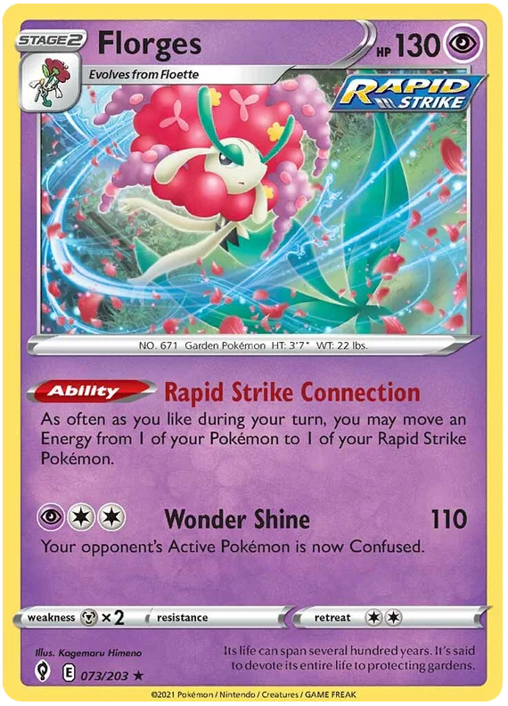Florges 073/203 - Pokemon TCG Evolving Skies card