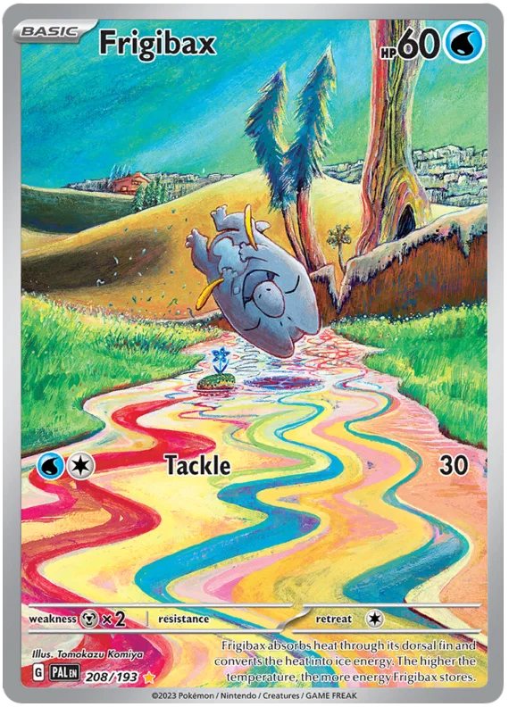 Frigibax Illustration Rare Paldea Evolved Single Pokemon Card
