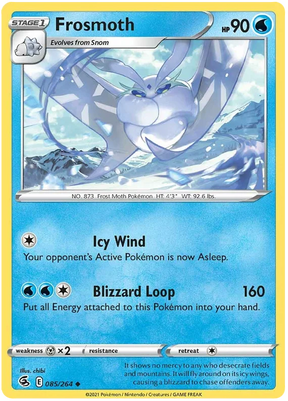 Frosmoth Fusion Strike Pokemon Card Singles 085/264