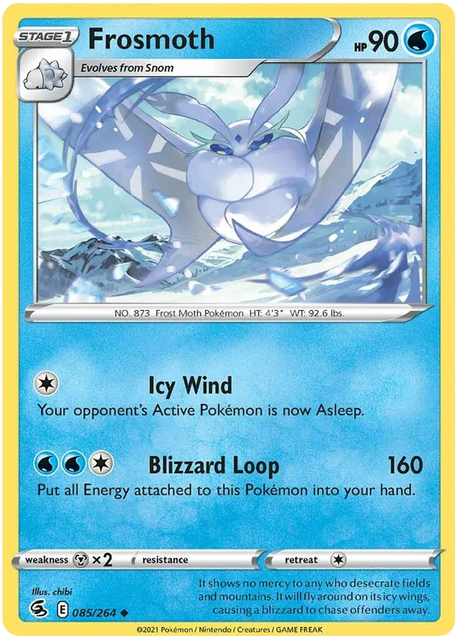 Frosmoth Fusion Strike Pokemon Card Singles 085/264