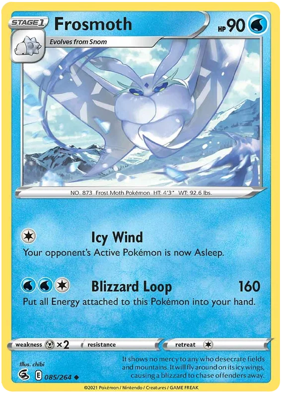 Frosmoth Fusion Strike Pokemon Card Singles 085/264