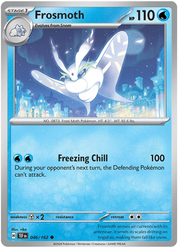 Frosmoth Temporal Forces Pokemon Single 046/162