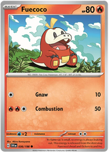 Fuecoco Scarlet & Violet Base Set Pokemon Card Single