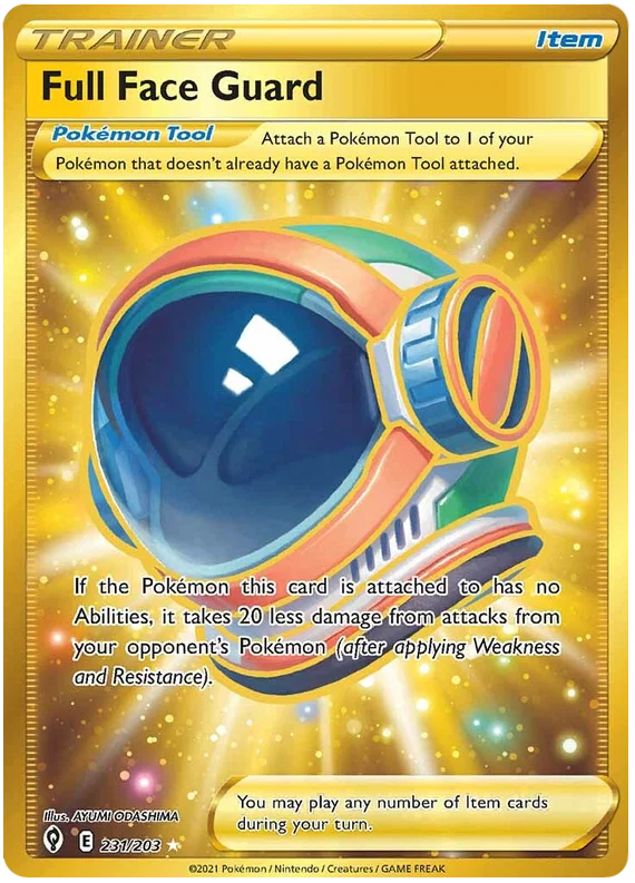 Full Face Guard (Secret) 231/203 - Pokemon TCG Evolving Skies card