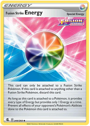 Fusion Strike Energy Fusion Strike Pokemon Card Singles 244/264