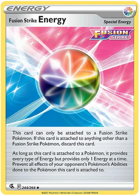 Fusion Strike Energy Fusion Strike Pokemon Card Singles 244/264