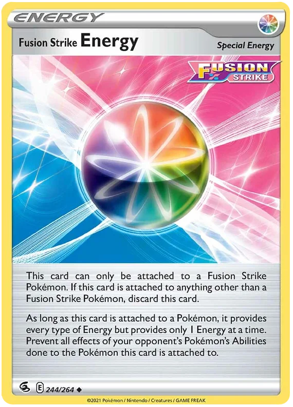 Fusion Strike Energy Fusion Strike Pokemon Card Singles 244/264
