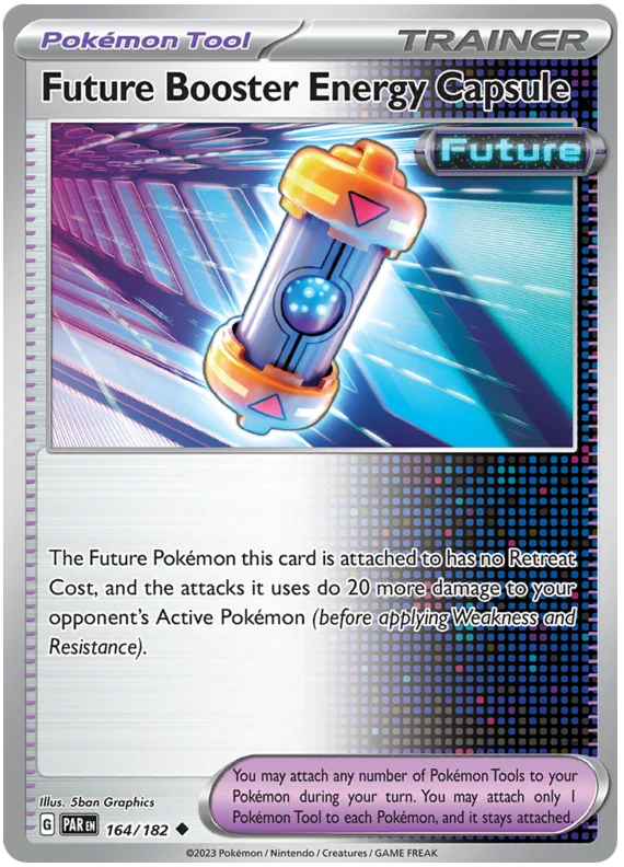 Future Booster Energy Capsule Paradox Rift Single Pokemon Card 164/182
