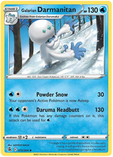 Galarian Darmanitan Fusion Strike Pokemon Card Singles 072/264