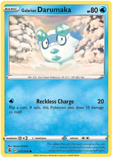 Galarian Darumaka Fusion Strike Pokemon Card Singles 071/264
