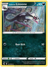 Galarian Linoone Fusion Strike Pokemon Card Singles 160/264