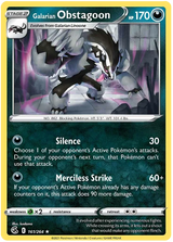 Galarian Obstagoon Fusion Strike Pokemon Card Singles 161/264