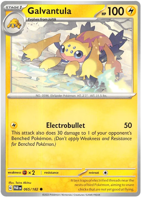 Galvantula Paradox Rift Single Pokemon Card 065/182