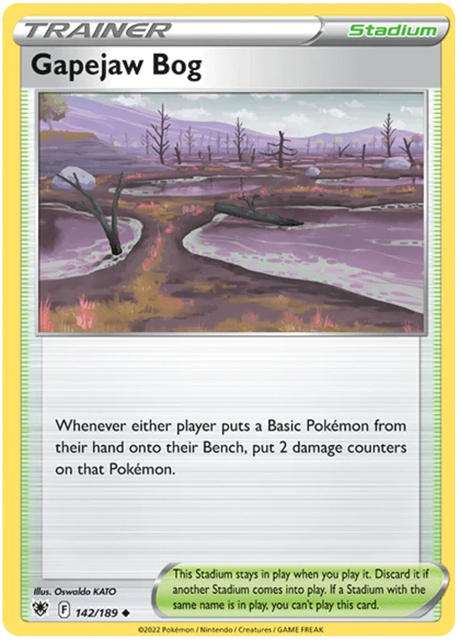 Gapejaw Bog Astral Radiance Pokemon Card Singles 142/189