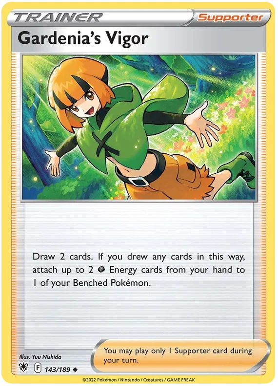 Gardenia's Vigor Astral Radiance Pokemon Card Singles 143/189