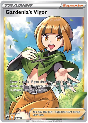 Gardenia's Vigor Astral Radiance Pokemon Card Singles 184/189
