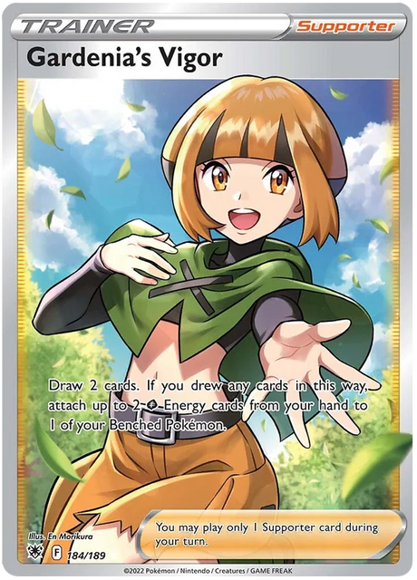 Gardenia's Vigor Astral Radiance Pokemon Card Singles 184/189