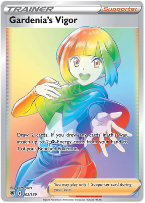 Gardenia's Vigor Astral Radiance Pokemon Card Singles 202/189