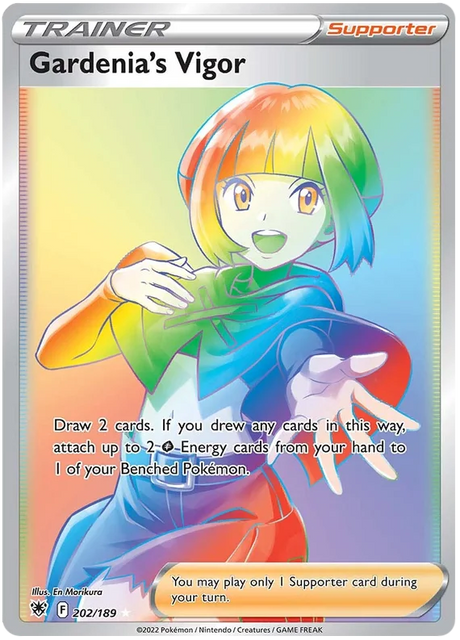 Gardenia's Vigor Astral Radiance Pokemon Card Singles 202/189