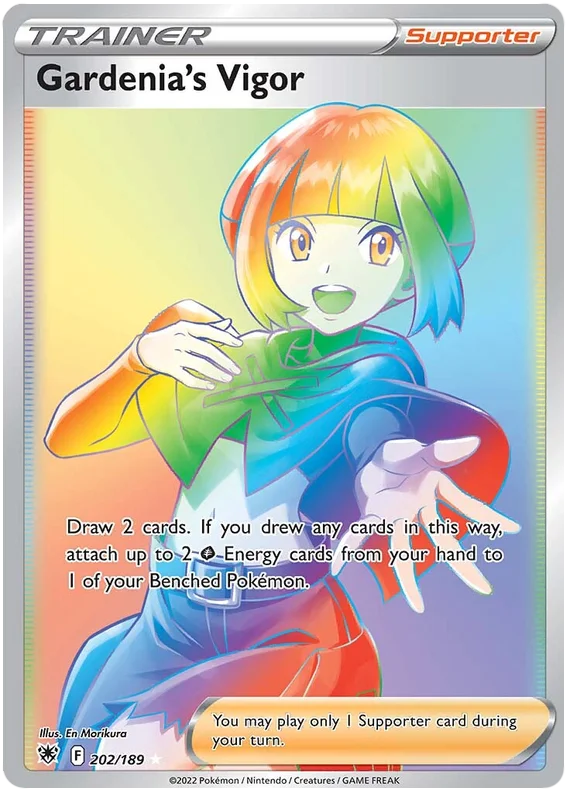 Gardenia's Vigor Astral Radiance Pokemon Card Singles 202/189
