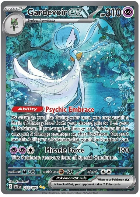 Gardevoir ex Paldean Fates Pokemon Card Single 233/091