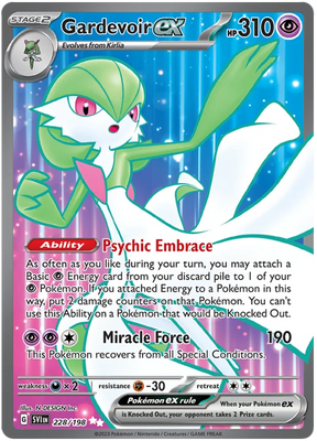 Gardevoir ex Full Art Scarlet & Violet Base Set Pokemon Card Single