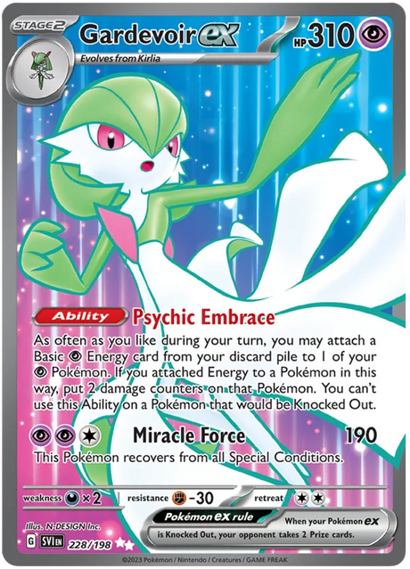Gardevoir ex Full Art Scarlet & Violet Base Set Pokemon Card Single