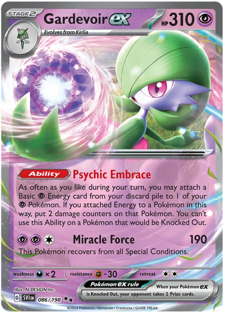 Gardevoir ex Scarlet & Violet Base Set Pokemon Card Single