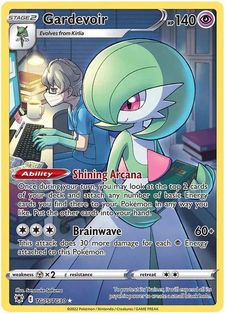Gardevoir Astral Radiance Trainer Gallery Pokemon Singles TG05/TG30