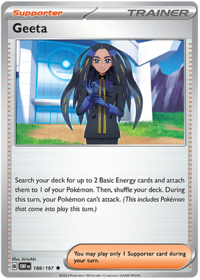 Geeta Obsidian Flames Single Pokemon Card