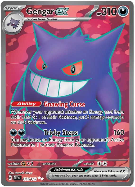 Gengar ex Temporal Forces Pokemon Single 193/162