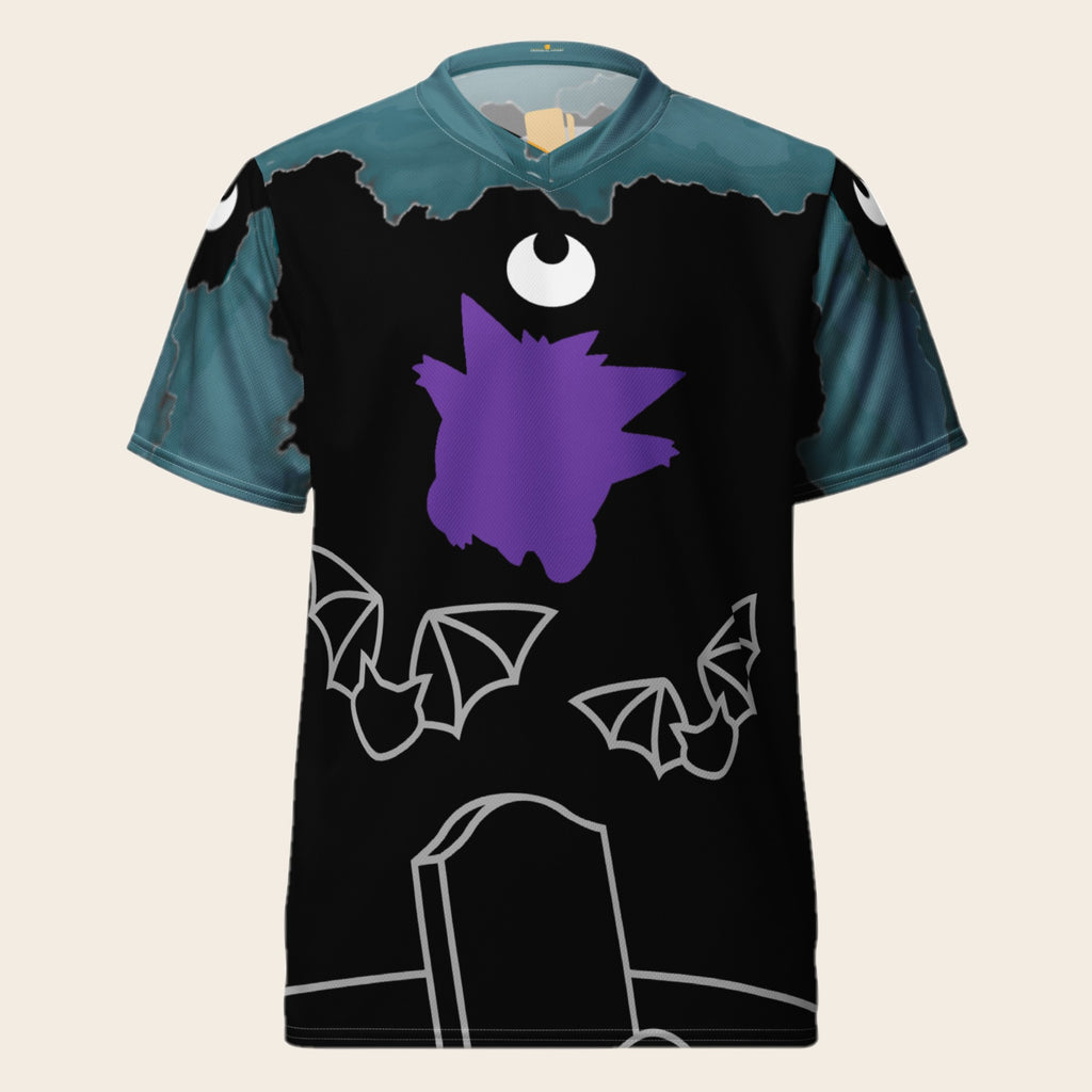 Pokemon Gengar 094 Themed Printed Jersey Front