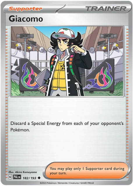 Giacomo Paldea Evolved Single Pokemon Card