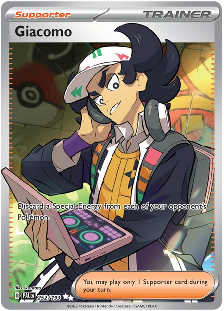 Giacomo Full Art Paldea Evolved Single Pokemon Card