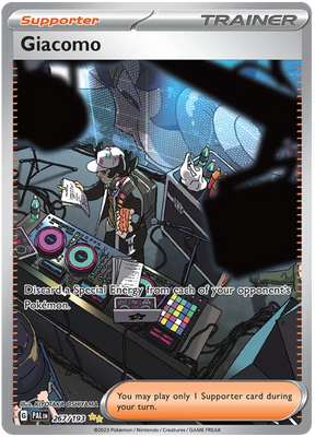 Giacomo Special Illustration Rare Paldea Evolved Single Pokemon Card