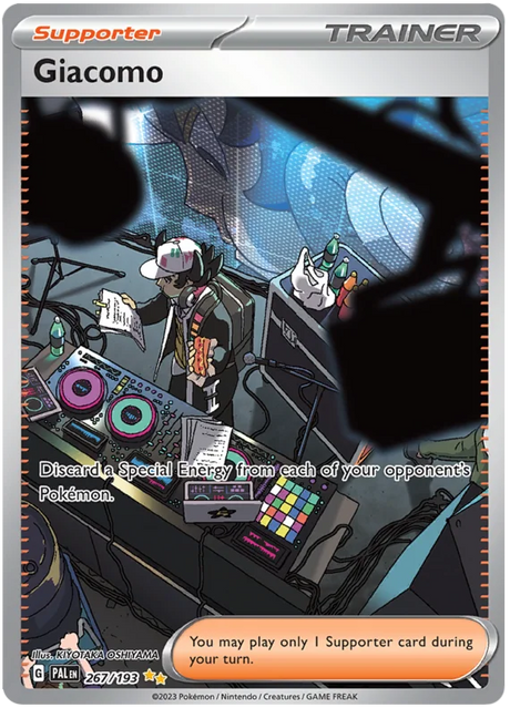 Giacomo Special Illustration Rare Paldea Evolved Single Pokemon Card
